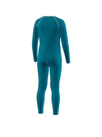 LÖFFLER | Ensemble de sous-vêtements fonctionnels pour enfants TRANSTEX® WARM | petrol